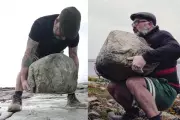 Ancient Irish Stone Lifting Transforms Man's Fitness and Heritage
