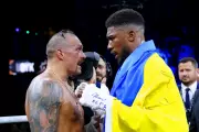 Anthony Joshua and Oleksandr Usyk Recreate Iconic Rocky III Montage