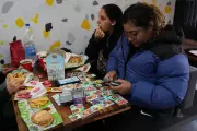 Argentine Plazas Flooded with World Cup Sticker Trading Craze