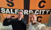 Beckham and Neville Cheer Salford City from California Wine Country