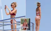 Bella Hadid Stuns in Red Bikini During Cannes Yacht Day