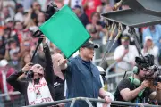 Brendan Fraser Waves Green Flag at Emotional Indianapolis 500 Honoring Kyle Busch