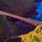 Britain's Scariest Bridge Leads to King Arthur's Castle, Terrifies Tourists