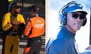 Bubba Wallace and Christopher Bell in Heated Pit Road Exchange at Watkins Glen