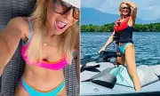 Carrie Bickmore Stuns in Bikini During North Queensland Radio Broadcast