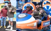 Celebrity Traitors Stars Joe Marler and Nick Mohamed Reunite at PAW Patrol Land