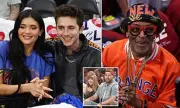 Chalamet and Jenner Lead Knicks Fans at NBA Playoffs Game 4