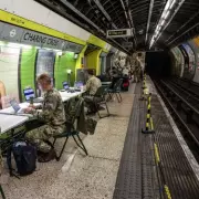 Charing Cross Tube Station Becomes Fake Wartime HQ in NATO Drill Against Russia