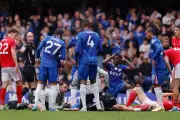 Chelsea's Derry Stretchered Off After Head Collision on Debut Start