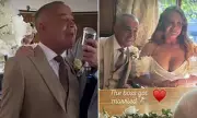 Coronation Street Star Michael Le Vell Sings at Wedding to Louise Gibbons