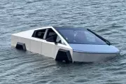Cybertruck driver arrested after using 'Wade Mode' to drive into Texas lake