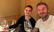 David Beckham enjoys sushi dinner with son Romeo amid family rift
