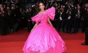 Demi Moore Stuns in Giant Pink Bow Dress at Cannes Paper Tiger Premiere
