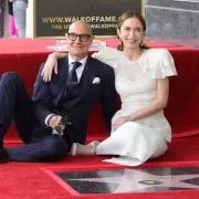 Emily Blunt and Stanley Tucci Awarded Hollywood Walk of Fame Star
