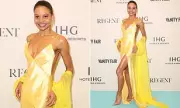 Emma Thynn Dazzles in Yellow at Vanity Fair Cannes Lunch