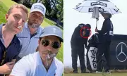 English Golfer Daniel Brown Smokes with Fans at PGA Championship