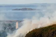 Firefighters Battle Grass Fire Near Arthur’s Seat for Over 24 Hours