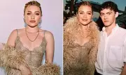 Florence Pugh Stuns in Sheer Lace Dress at Harris Reed's Ibiza Birthday Bash