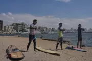 Gaza Surfers Find Fleeing Joy Riding Mediterranean Waves Amid War