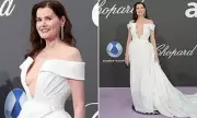 Geena Davis, 70, Stuns in Daring Gown at Cannes amfAR Gala