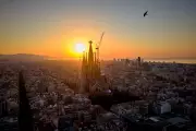 Global Photos: Sagrada Familia Sunset and Eid al-Adha Prayers
