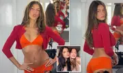 Hailey Bieber Stuns in Orange Lingerie Set, Gets 'Sexy Velma' Compliment from Kylie Jenner