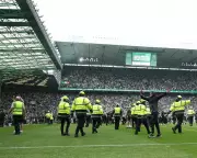 Hearts Condemn 'Shameful' Abuse After Celtic Park Pitch Invasion