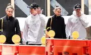 Hugh Jackman's 'Finish It' Hoodie Appears to Send Message to Ex-Wife