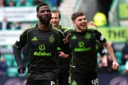 Iheanacho Fires Celtic to Victory Over 10-Man Hibs, Keeps Title Hopes Alive