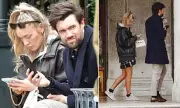 Jack Whitehall and Roxy Horner More Focused on Phones Than Each Other During Venice Minimoon