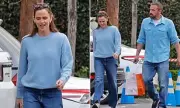 Jennifer Garner and Ben Affleck Reunite in Matching Outfits for LA Outing