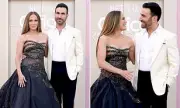 Jennifer Lopez and Brett Goldstein Sizzle at Office Romance Premiere