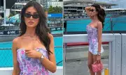 Kate Cassidy Stuns in Photos from Miami Grand Prix Weekend