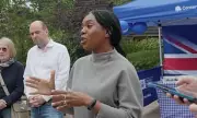 Kemi Badenoch Confronts Heckler Over Antisemitism on Campaign Trail