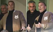 Kevin Costner Catches AFL Match in Brisbane During Australia Filming