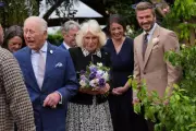 King Charles and Camilla Tour Chelsea Flower Show with David Beckham