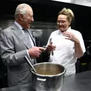 King Charles Bakes Cake at Community Pub Feeding Needy in Northern Ireland
