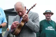 King Charles Strum Ukulele During Northern Ireland Visit