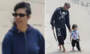 Kourtney Kardashian and Travis Barker Enjoy Beach Day with Kids in Malibu