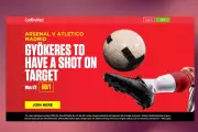 Ladbrokes 50/1 Offer: Gyokeres Shot on Target for Arsenal vs Atletico