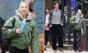 Lila Moss Steps Out in NYC with Boyfriend Yoni Helbitz in Casual Style