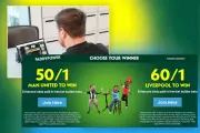 Liverpool 60/1 or Man Utd 50/1: Paddy Power Premier League Betting Offer