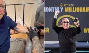 Lorry driver tattoos Omaze logo after winning £1M in lottery