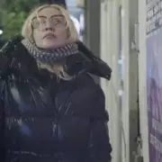 Madonna Plasters Her Own Album Posters in East London Night Raid