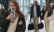 MAFS Stars Jacqui Burfoot and Clint Rice Keep Low Profile at Sydney Airport