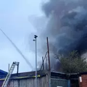Major Fire Erupts at Nottingham Recycling Centre, Residents Urged to Stay Indoors