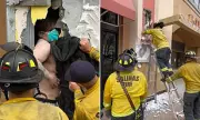Man Arrested After Being Rescued from Movie Theater Wall in California