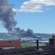 Massive Fire at Belfast Titanic Quarter Sends Plume of Smoke Across City