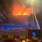 Massive Plymouth Fire Destroys Flat Block Roof Terrace