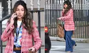 Michelle Keegan Spotted Filming New Harlan Coben Thriller The Woods